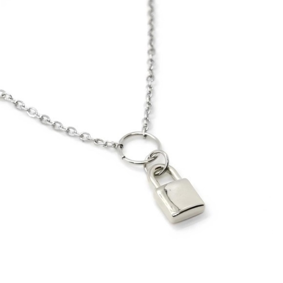 Mini Lock Necklace - Picture 2 of 4
